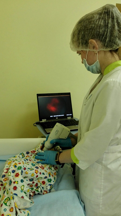 Прием детей с ретинопатией недоношенных