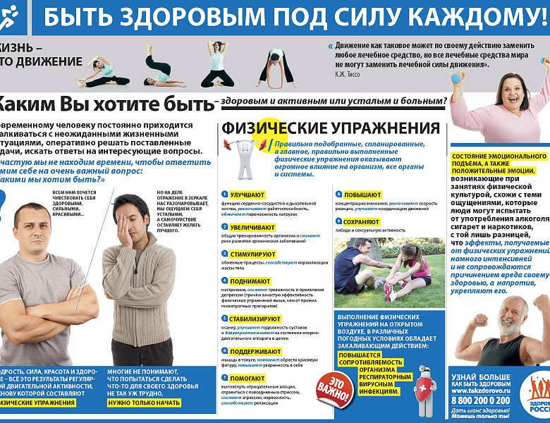 Быть здоровым под силу каждому!