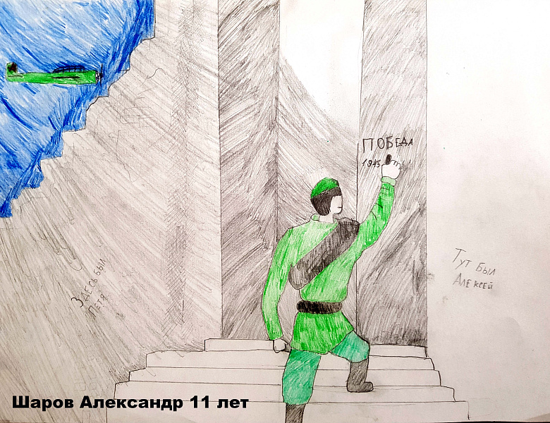 Рисунки, посвященные Юбилею Победы